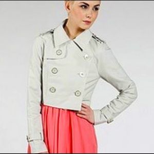 Ted Baker Denazi crop trench coat